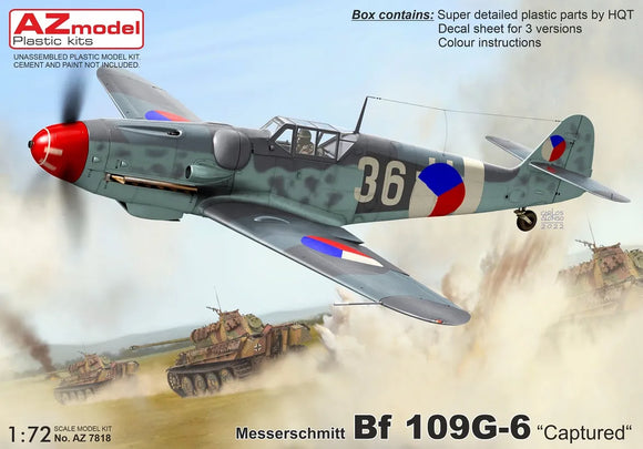 AZ Model Messerschmitt Bf 109G-6 Captured AZ7818-1/72