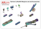 AZ Model German Luftwaffe Weapons set and Accessories AZ7860-1/72