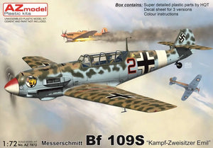 AZ Model Messerschmitt Bf 109 S Kampf–Zweisitzer Emil AZ7872-1/72