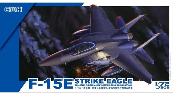 GWH F-15E Strike Eagle w/New Targeting Pod & Ground Attack L7209-1/72