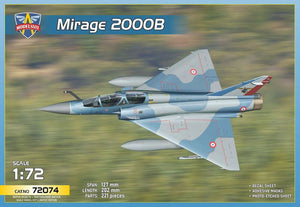 Modelsvit Mirage 2000 B 72074-1/72