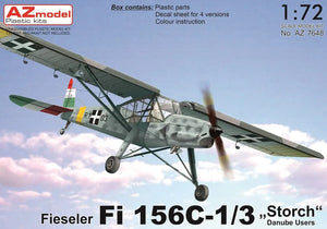 AZ Model Fieseler Fi 156C-1/3 Storch Danube Users AZ7648-1/72